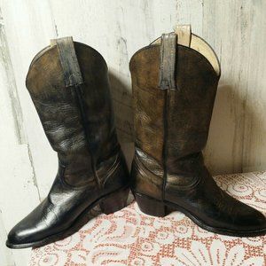 Frye 2308 Size 8D Custom Weathered Look Women's